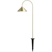 Frandsen LED-lampe med jordspyd Grasp, messingfarget, 82 cm, IP44
