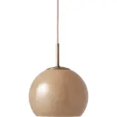 Frandsen hengelampe Ball Glass, cappucino, Ø 25 cm