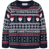 Name it Genser - NmnRastokka - Strikk - Dark Sapphire - - 2 år (92) - Genser