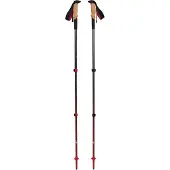 Black Diamond Pursuit Shock trekkingstaver M/L (grå/rød) 1 par 125–140 cm