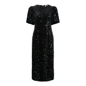 Y.A.S Yassofie 2/4 Sequin Midikjole