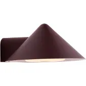 Frandsen LED-batteridrevet vegglampe Grasp, rød, bredde 15 cm