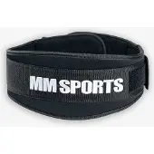 MM Sports Neoprene Belt - Vektløfterbelte, svart - S
