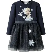 Name It Mini Osimi Frozen Tulle Kjole Med Lange Ermer