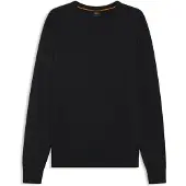 BOSS for man. 50508766 Asac jumper black (L), Casual, Cotton