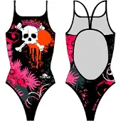 Turbo Flowers And Skulls Badetøy