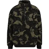 Urban Classics Pattern Fleece Oversized Jakke