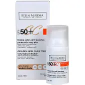 Bella aurora Anti-pigmentflekker Farget Krem Spf50+ 30ml