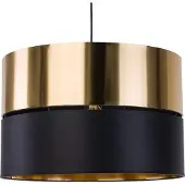 TK Lighting Hengelampe Hilton, svart/gull, 1 lyskilde