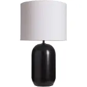 Pauleen bordlampe MYSTIC SHINE, hvit/svart, høyde 30 cm