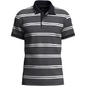 Fynch&Hatton 2-tone Stripe Kortermet Poloskjorte
