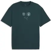 Puma Manchester City FtblStatement Cellerator Tee Unisex, Clothing, Green Terrain, 3XL