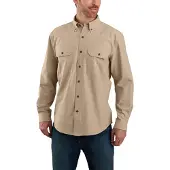 Carhartt Chambray Shirt Mens Dark Tan Chambray XL