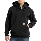 Carhartt Heavyweight Collegegenser med glidelås, Herre, Black, XXL