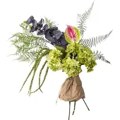 Bloomingville Poetry Bouquet kunstige blomster D30xH80 cm, grønn