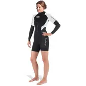 Mares 2nd Skin She Dives 1.5 Mm Langermet Shorty-våtdrakt For Dame