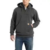 Carhartt Heavyweight Collagegenser med glidelås, Herre, Carbon heather, XXL