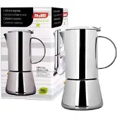 Ibili Express Essential Inox Kaffetrakter Italiensk 4 Kopper