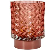 Pauleen Sweet Glamour E14-LED batteri rød metall