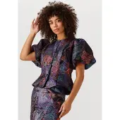 Y.A.S Yasmadonna Jacquard Kortermet Bluse
