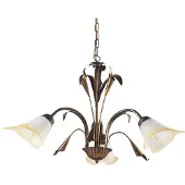 ONLI Hengelampe Lucrezia med 3 lyskilder, bronse
