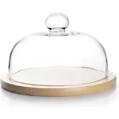 Ibili 20 Cm Glass Topp Med Trebase
