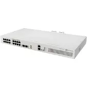 Mikrotik CRS418-8P-8G-2S+RM Cloud Router/Sw, L2/L3, Gigabit Ethernet (10/100/1000), Strøm over Ethernet (PoE), Stativ-montering, 1U