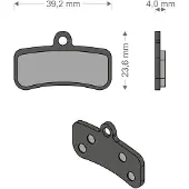 Brenta Ciclo Xtr/quadien Shimano/trp/tektro Sinterbremseklosser