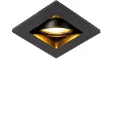 QAZQA Smart downlight svart inkl. WiFi GU10 justerbar - Qure