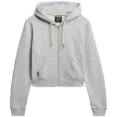 Superdry Essential Logo Cropped Genser Med Hel Glidelås