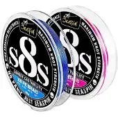 Seaspin S8s X8 Flettet Fiskesnøre 150 M