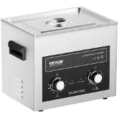 Vevor 10L ultralydrenser med varmetimer og kurv, profesjonell digital sonisk kavitasjonsmaskin, 240W rengjøringsmaskin for laboratorieverktøy, metalldeler, forgasser, messing, bildeler, motordeler