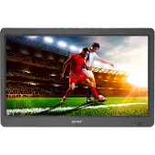 Denver 10,1" LED-TV med DVB-T2 og 12 V-adapter / batteridrevet TV til bil, bobil og campingvogn