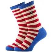 Rokker Stripes Half Lange Sokker