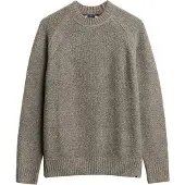 Superdry for man. M6110634A Brown chunky raglan jumper (XL), Casual, Polyester