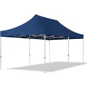 TOOLPORT 3x6 m aluminium, pop up partytelt, uten sidepaneler, mørkeblå