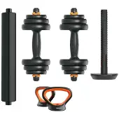 Fed Hantlesett V2+stang+kettlebell 20kg