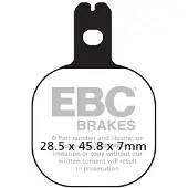 EBC Fa Series Organic Fa184 Bremseklosser