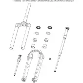 RockShox Fork Spring Sealhead Debonair Sid Foringsett