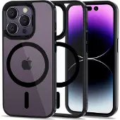 Tech-Protect iPhone 14 Pro Magmat Deksel - MagSafe-kompatibel - Svart / Klar