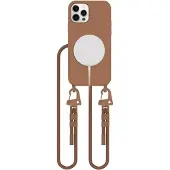 TechProtection MagNecklace MagSafe-etui for iPhone 12 / 12 Pro - Brun