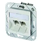 Metz CONNECT E-DAT-modul 2 port UPk Cat.6A, ren hvit