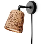 New Works Material Originals vegglamp kork blandet
