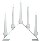 Watt & Veke Luna adventslysestake 38 cm, White