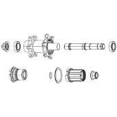 Zipp Zm2 Front Set Axle End Cap Adapter