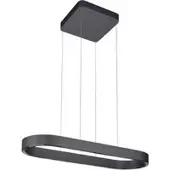 Paul Neuhaus LED-hengelampe Q-Stretto, svart, 86,8 cm