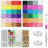 Pro Arona Smykkesett - Heishi & Charm Perler - 12000 stk