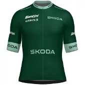 Santini La Vuelta Points Leader Kort Ermet Trøye