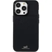 Saii Karbonfiber iPhone 13 Pro Max TPU Deksel - Svart