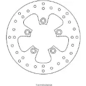 Perftec Dis5005 Bremsekive